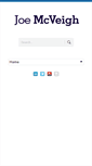 Mobile Screenshot of joemcveigh.org